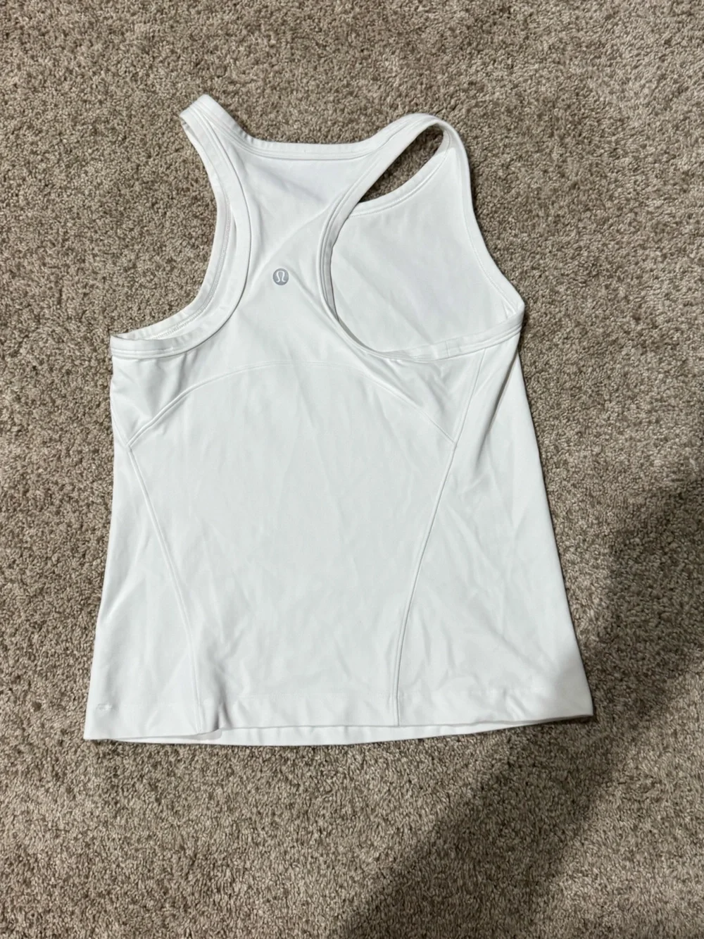 lululemon athletica White Racerback Athletic Tank